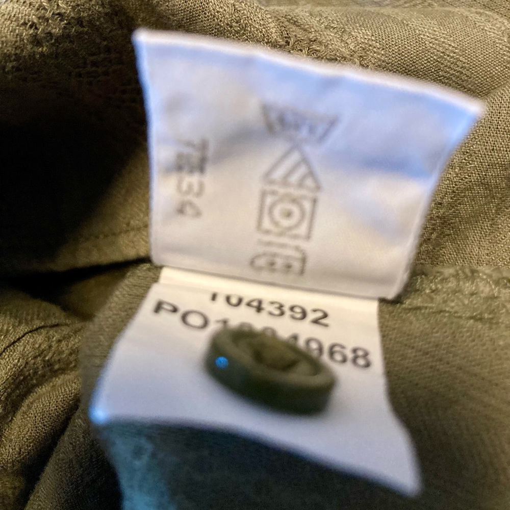 Foxcroft Women's Khaki/Olive Shirt - Picture 10 of 10